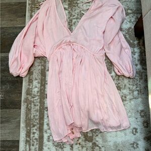 Free People Pink Mini Dress
